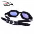 Professional Silicone myopia Swimming Goggles Anti fog UV Swimming Glasses for Men Women diopter Sports Eyewear white