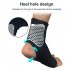 Professional Sports Ankle Support Breathable Ankle Guard Compression Socks Outdoor Basketball Football Sprain Protective Clothing Black L