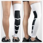Professional Sports Knee Warm keeping Compression Sleeve Leg Protection for Outdoor Basketball Football white M