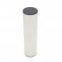 Professional Stainless Steel Cylinder Sand Shaker Rhythm Musical Instruments Metal Hand Percussion  Silver