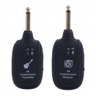 Professional UHF Wireless Guitar Transmitter Receiver System 50M Transmission <span style='color:#F7840C'>Range</span> for Electric Guitar Bass A8
