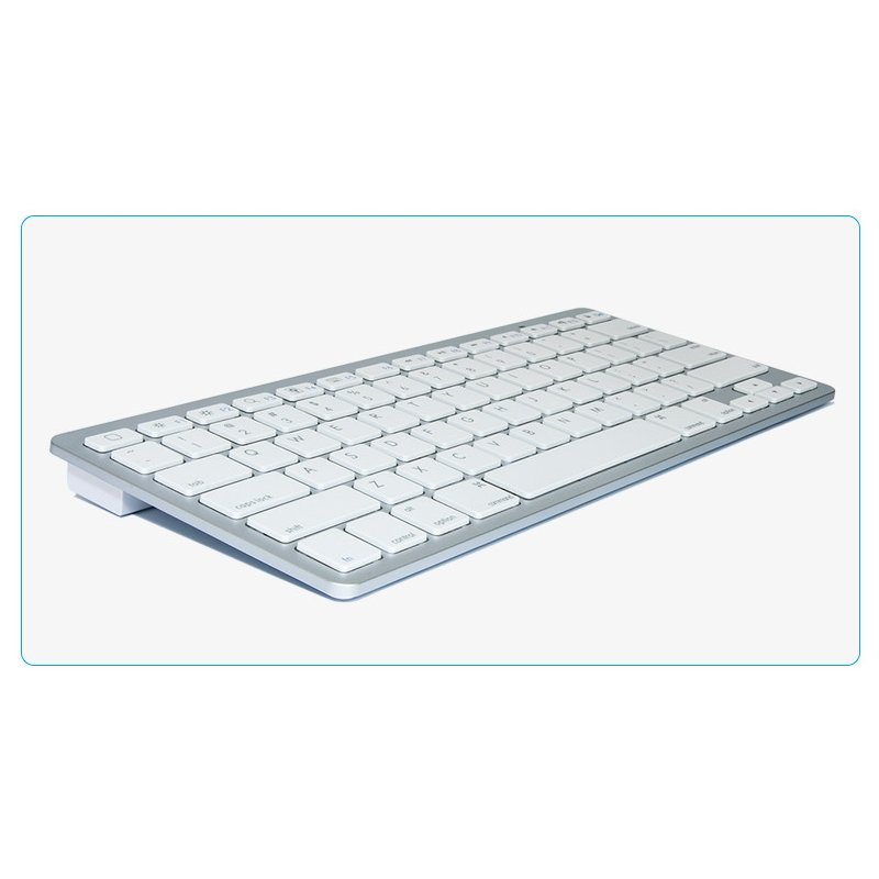 Professional Ultra-slim Wireless Keyboard Bluetooth 3.0 Keyboard  for Apple iPad Series iOS System white