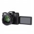 Professional WiFi Digital Camera 4K Camcorder 3 0 180   Flip Screen   Built in Battery Selfile Digital Webcam For Beginners Travel Camera standard