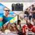 Professional WiFi Digital Camera 4K Camcorder 3 0 180   Flip Screen   Built in Battery Selfile Digital Webcam For Beginners Travel Camera standard