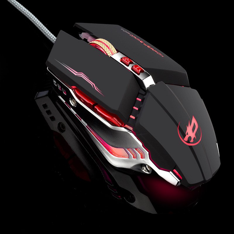 Warwolf T9 Gaming Mouse - Black