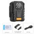 Professional police body cam features a 5MP CMOS sensor and 8 IR LEDs to provide clear and detailed footage at both day and night  