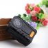 Professional police body cam features a 5MP CMOS sensor and 8 IR LEDs to provide clear and detailed footage at both day and night  