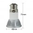 Professionally engineered light bulbs  often called LED lamps in the trade  that fit into bayonet base lamp sockets  Our H19 model produces a white color light 