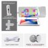 Projection Alarm Clock RGB Digital Display Projector LED Screen Loud Desk Clock LEDProjection Alarm Clock For Heavy Sleeper black