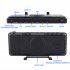 Projection Alarm Clock RGB Digital Display Projector LED Screen Loud Desk Clock LEDProjection Alarm Clock For Heavy Sleeper black