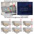 Projection Alarm Clock RGB Digital Display Projector LED Screen Loud Desk Clock LEDProjection Alarm Clock For Heavy Sleeper White