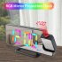 Projection Alarm Clock RGB Digital Display Projector LED Screen Loud Desk Clock LEDProjection Alarm Clock For Heavy Sleeper black