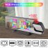 Projection Alarm Clock RGB Digital Display Projector LED Screen Loud Desk Clock LEDProjection Alarm Clock For Heavy Sleeper black
