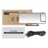 Projection Alarm Clock RGB Digital Display Projector LED Screen Loud Desk Clock LEDProjection Alarm Clock For Heavy Sleeper White