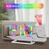 Projection Alarm Clock RGB Digital Display Projector LED Screen Loud Desk Clock LEDProjection Alarm Clock For Heavy Sleeper White