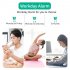 Projection Clock With USB Cable 180   Rotation Projection Alarm Clock With Temperature Show Snooze Function White shell with green letters