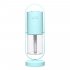 Projection Lantern Desktop Mini Humidifier 360 Degree Rotating Car Humidifier Home Office Navy blue
