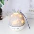 Projector LED Night Light USB Charging Rotating Projection Lamp for Kids Grey Deer