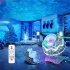 Projector Starry Light Night Light With 19 White Noise Lights RGB Background Light Smart Remote Control For Home Karaoke Christmas Wedding Show Holiday Party cr