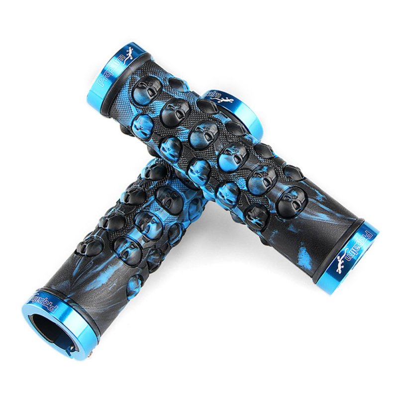 Propalm Rubber Bicycle Grips Sets for MTB Bike Handlebar Anti-Skid Handlebar Cover Bicycle accessories blue_HY-702EP