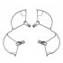 Propeller Guard Protectior Quick Release Anti collision Ring Compatible For Dji Mini 3 Drone Accessory grey