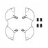Propeller Guard Protectior Quick Release Anti collision Ring Compatible For Dji Mini 3 Drone Accessory grey