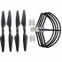 Propeller Protective Cover Protector RC Quadcopter Parts for HUBSAN 117S zino black