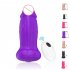 Prostate Massager Anal Vibrator With App Control Butt Stimulator Plug For Men Women Adult Sex Toy For Couples Purple remote control