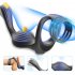Prostate Massager Anal Vibrator With Butt Plug 10 Vibration Modes Penis Ring G spot Vibrator Delayed Ejaculation Scrotum Bondage Ball Stretcher  For Men Couple 