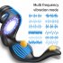 Prostate Massager Anal Vibrator With Butt Plug 10 Vibration Modes Penis Ring G spot Vibrator Delayed Ejaculation Scrotum Bondage Ball Stretcher  For Men Couple 