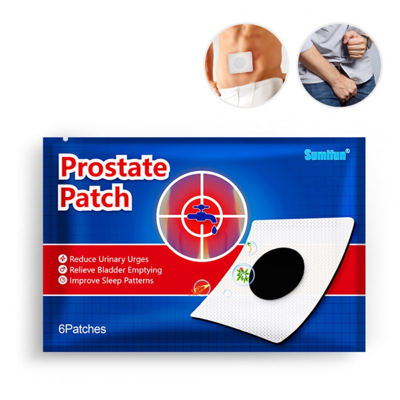 Prostate  Treatment  Patches Man Prostatic Navel Plaster Strengthen Kidney Herbs Medical Patch 6 pcs/bag
