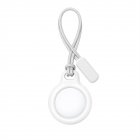 Protective Case Compatible For Airtag Portable Locator Cover Anti-lost Device Protective Sleeve Accessories White Lanyard