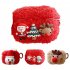 Protective Case Plush Christmas Snowman Design Lose Proof Cover Compatible For AirPods 1st 2nd 3rd Pro Charging Case green tree christmas Airpods 3rd generation