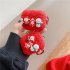 Protective Case Plush Christmas Snowman Design Lose Proof Cover Compatible For AirPods 1st 2nd 3rd Pro Charging Case green tree christmas Airpods 3rd generation