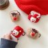 Protective Case Plush Christmas Snowman Design Lose Proof Cover Compatible For AirPods 1st 2nd 3rd Pro Charging Case snowman Airpods 3rd generation