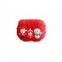 Protective Case Plush Christmas Snowman Design Lose Proof Cover Compatible For AirPods 1st 2nd 3rd Pro Charging Case snowman Airpods 3rd generation