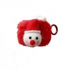 Protective Case Plush Christmas Snowman Design Lose Proof Cover For AirPods