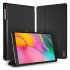 Protective Case Pu tpu acrylic Precise Cutout Case Compatible For Samsung Tab S8 S8 Ultra Transparent Cover cool black Samsung Tab S8 S7