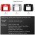 Protective Case Silicone Skin Cover Compatible For Dji Mini 3 Pro Rc With Screen Remote Control Dust Cover black