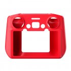 Protective Case Silicone Skin Cover Compatible For Dji Mini 3 Pro Rc With Screen Remote Control Dust Cover red