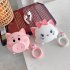 Protective Cover Case For Airpods1 2 Earphones Pigs Cats Pattern Earphones Case White cat