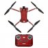 Protective Film Stickers Cratch proof Decals Compatible For Dji Mini 3 Pro Dji Rc n1 Drone Body Remote Control Accessories with screen 6 shark red