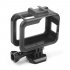 Protective Frame for Gopro Hero 8 Action Camera Stable Housing Mount Base Firm Camera Shell Full Body Protection Accessory black