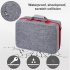 Protective Travel Storage Shoulder Bag Game Console Controller Headphone Waterproof Organizer Hard Shell Carrying Case For Ps5 gray