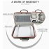 Protective Travel Storage Shoulder Bag Game Console Controller Headphone Waterproof Organizer Hard Shell Carrying Case For Ps5 gray