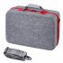 Protective Travel Storage Shoulder Bag Game Console Controller Headphone Waterproof Organizer Hard Shell Carrying Case For Ps5 gray