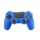 Ps4 Controller Gaming Joystick Bluetooth-compatible Wireless Gamepad With Light Bar Double Vibration Gyroscope Handle blue