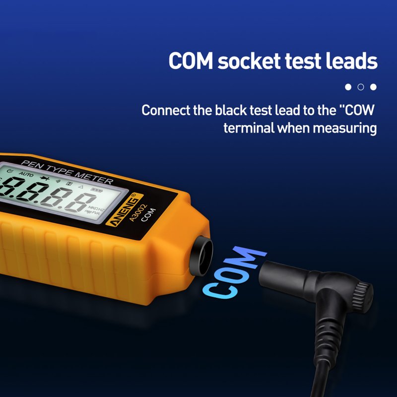 ANENG A3002 Digital Pen Detector Multimeter High-precision AC / DC Voltage Resistance Capacitance Measuring Orange