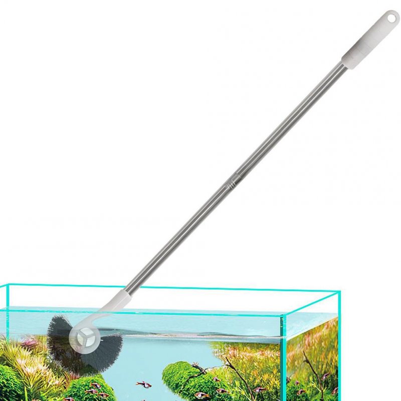 Fish Tank Algae Removal Brush With Anti-slip Handle Hanging Hole Design Cleaning Tools For Aquariums Fish Tank 