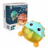 Puffer Fish Music Bubble Machine Built in 12 Classic Songs Funnny Children Bath Toys Red